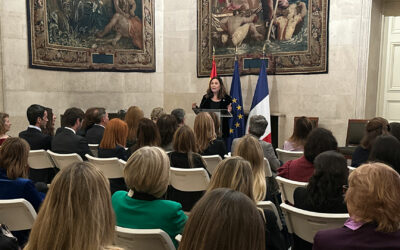 Ayumi Moore Aoki and the French Ambassador Unite in Madrid to Champion Women in Tech Spain